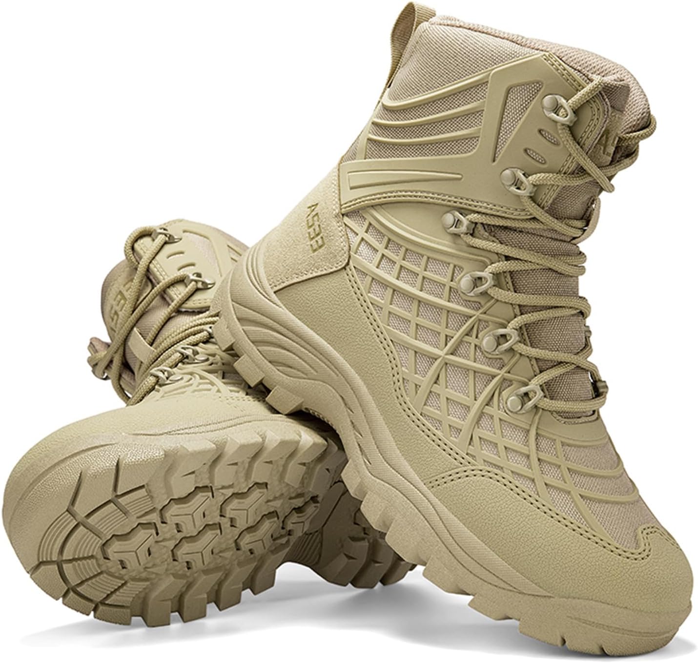 Мужские тактические ботинки QKLMWES средней высоты, легкие, противоскользящие, для походов на открытом воздухе, джунглей, армии, пустыни, боевых операций, работы, мотоцикла и охоты, бежевый
Мужские тактические ботинки QKLMWES средней высоты, легкие, противоскользящие, для походов на открытом воздухе, джунглей, армии, пустыни, боевых операций, работы, мотоцикла и охоты, бежевый