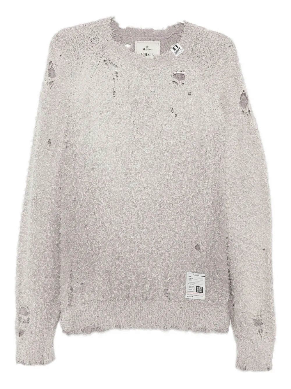 Свитер Sun Faded Like Maison Mihara Yasuhiro, серый
Свитер Sun Faded Like Maison Mihara Yasuhiro, серый