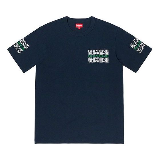 Футболка ss19 stack logo tee navy logo round neck short sleeve navy blue Supreme, синий
Футболка ss19 stack logo tee navy logo round neck short sleeve navy blue Supreme, синий