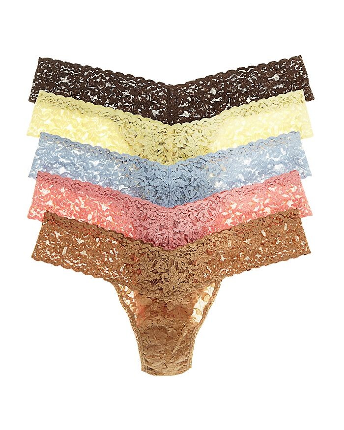 Фирменные трусики-танга с низкой посадкой, набор из 5 шт. Hanky Panky
Фирменные трусики-танга с низкой посадкой, набор из 5 шт. Hanky Panky