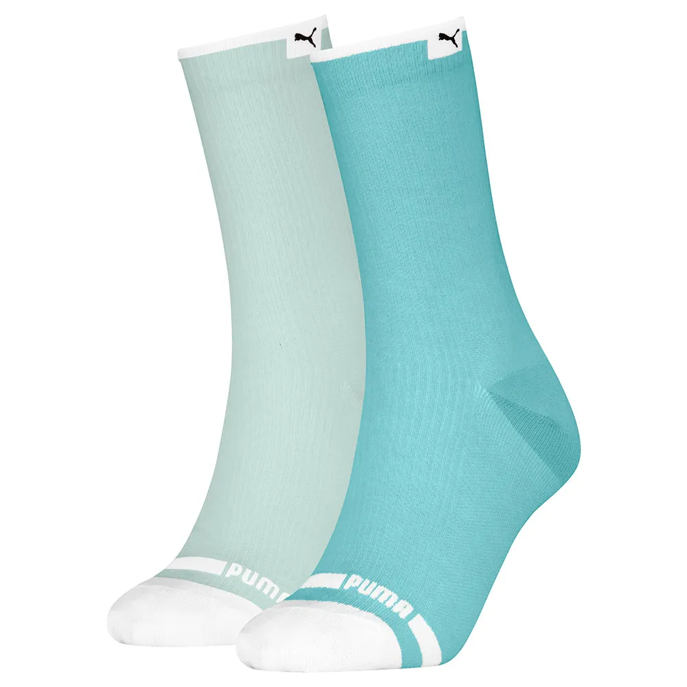 Носки 2 шт Puma Rib, зеленый 
Носки 2 шт Puma Rib, зеленый