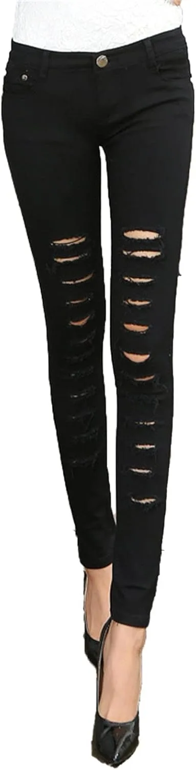 Рваные джинсы для женщин Mid Waisted Skinny с эффектом лифтинга Maiyifu-GJ
Рваные джинсы для женщин Mid Waisted Skinny с эффектом лифтинга Maiyifu-GJ