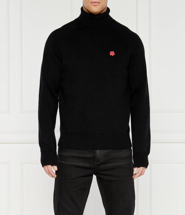 Водолазка мужская Kenzo шерстяная с цветком, черный
Водолазка мужская Kenzo шерстяная с цветком, черный