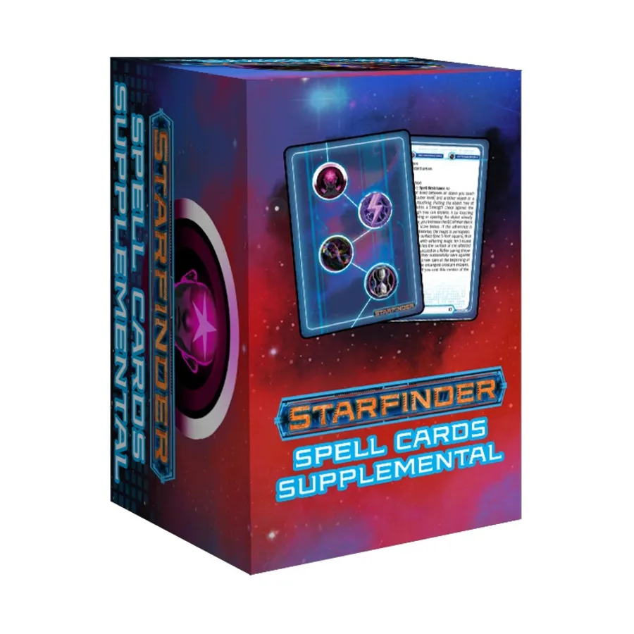 Бокс-сет Starfinder Spell Cards Supplemental, Starfinder Role Playing Game - Core & Assorted
Бокс-сет Starfinder Spell Cards Supplemental, Starfinder Role Playing Game - Core & Assorted