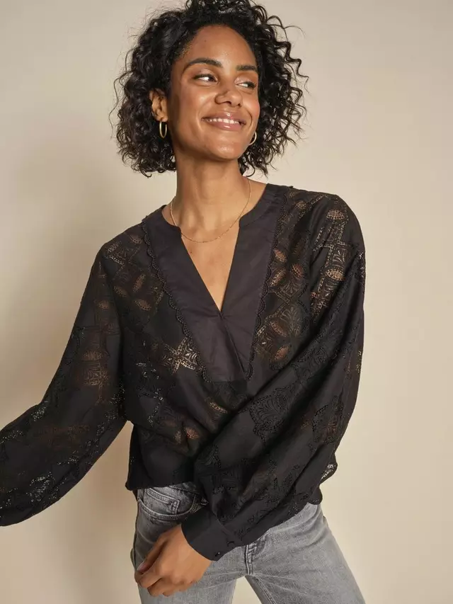 Блуза MOS MOSH Yen Lace, черный
Блуза MOS MOSH Yen Lace, черный