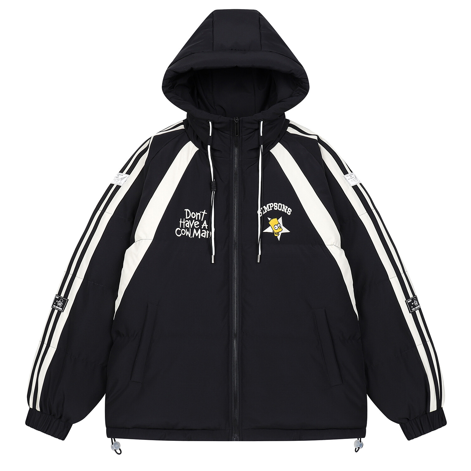 Пуховик унисекс The Simpsons, черный
Пуховик унисекс The Simpsons, черный