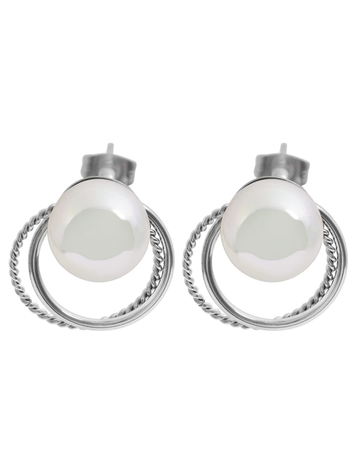 Adeliás Женские серьги - Серьги-гвоздики из нержавеющей стали с жемчужиной в серебряном исполнении
Adeliás Женские серьги - Серьги-гвоздики из нержавеющей стали с жемчужиной в серебряном исполнении