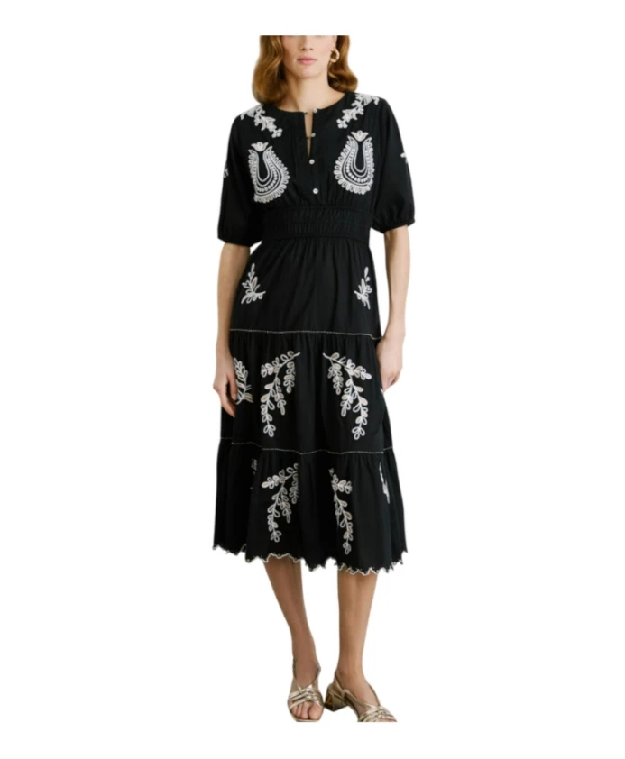 Богемное черное платье миди Pepe Jeans, черный
Богемное черное платье миди Pepe Jeans, черный