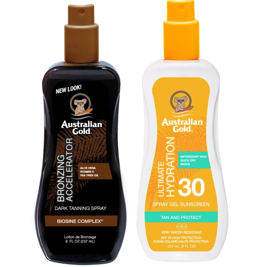 Australian Gold Spray Accelerator + Spray Gel SPF30
Australian Gold Spray Accelerator + Spray Gel SPF30