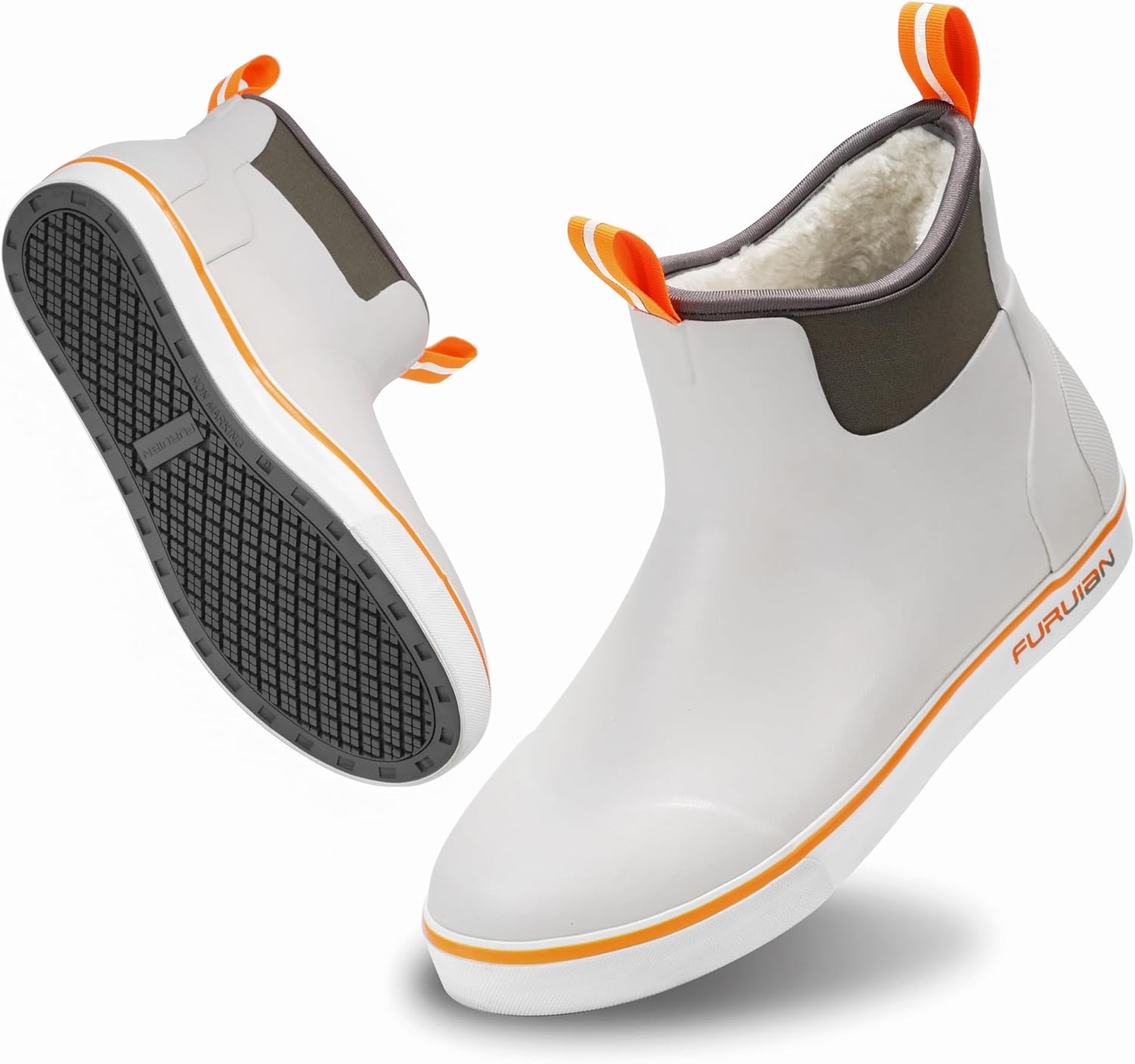 Мужские сапоги Furuian с меховой подкладкой, резиновые сапоги для мужчин, ботинки для рыбалки до щиколотки, серый
Мужские сапоги Furuian с меховой подкладкой, резиновые сапоги для мужчин, ботинки для рыбалки до щиколотки, серый