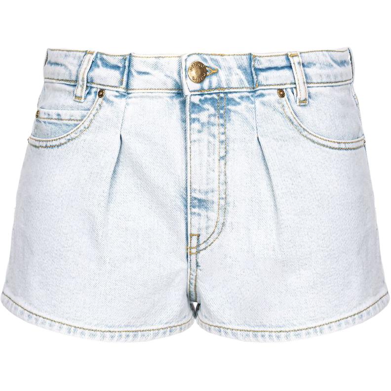 Джинсовые шорты со складкой PINKO, светло-голубые
Джинсовые шорты со складкой PINKO, светло-голубые