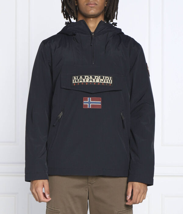 Куртка-анорак мужская Napapijri Rainforest с логотипом бренда, синий
Куртка-анорак мужская Napapijri Rainforest с логотипом бренда, синий