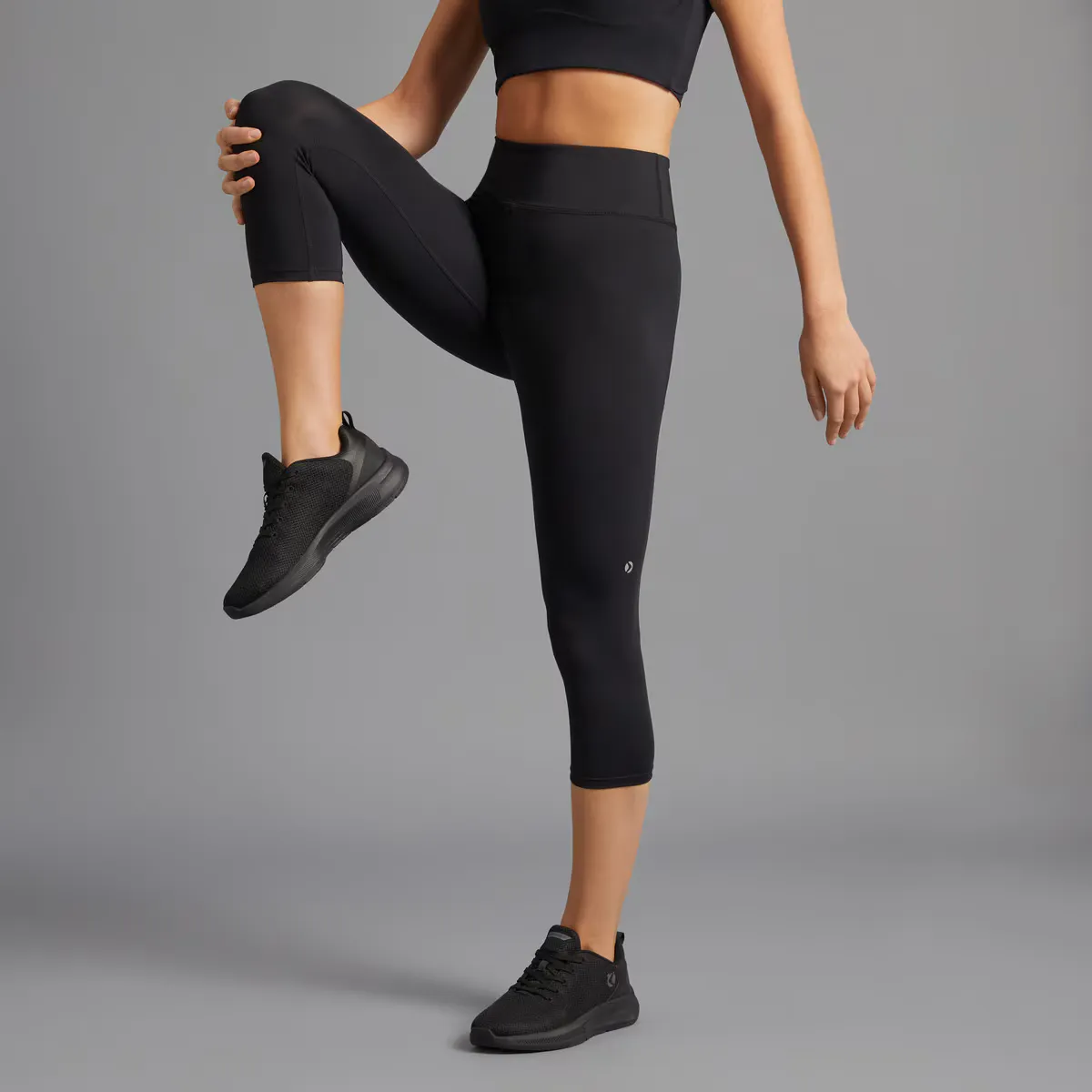 Boomerang Женские тренировочные колготки-капри, чёрный
Boomerang Женские тренировочные колготки-капри, чёрный