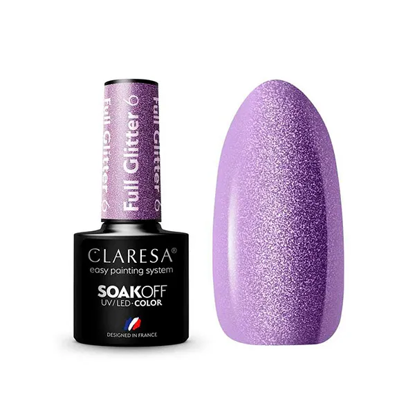 Лак для ногтей Esmalte Full Glitter Claresa, 6 
Лак для ногтей Esmalte Full Glitter Claresa, 6