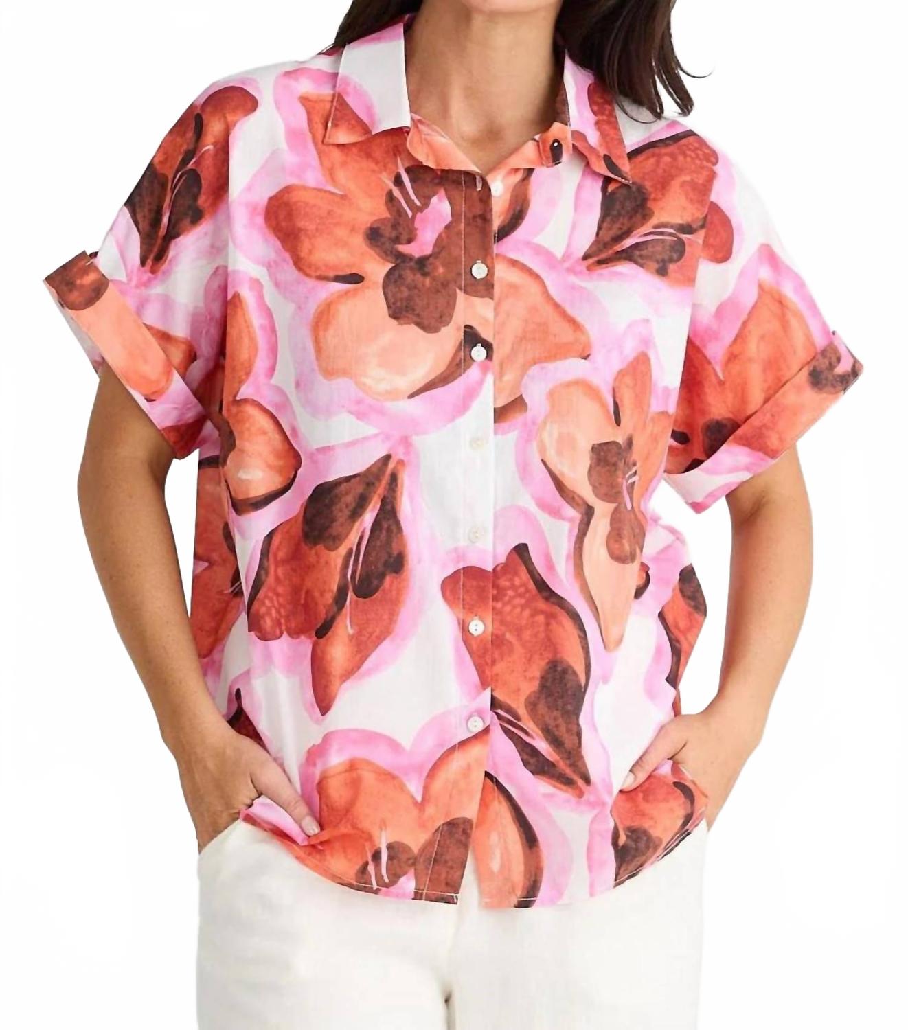 Рубашка Alice в цвете азалии Brave + True, Azalea
Рубашка Alice в цвете азалии Brave + True, Azalea