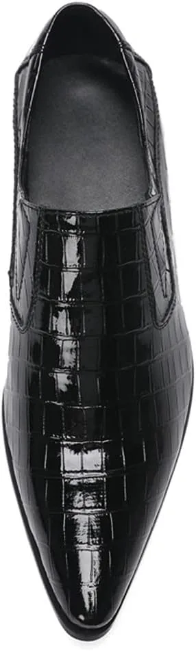 Мокасины Santimon Mens Slip On - Дресс-обувь из натуральной кожи с подкладкой, с потемневшей клетчатой отделкой, повседневные для вечеринок, бизнеса и свадеб, черный
Мокасины Santimon Mens Slip On - Дресс-обувь из натуральной кожи с подкладкой, с потемневшей клетчатой отделкой, повседневные для вечеринок, бизнеса и свадеб, черный