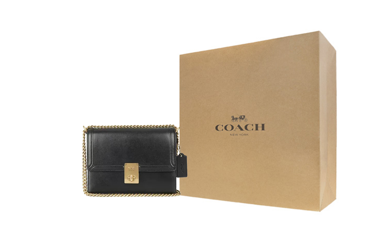 COACH Кожаный конверт Hutton через плечо маленький женский черный
COACH Кожаный конверт Hutton через плечо маленький женский черный