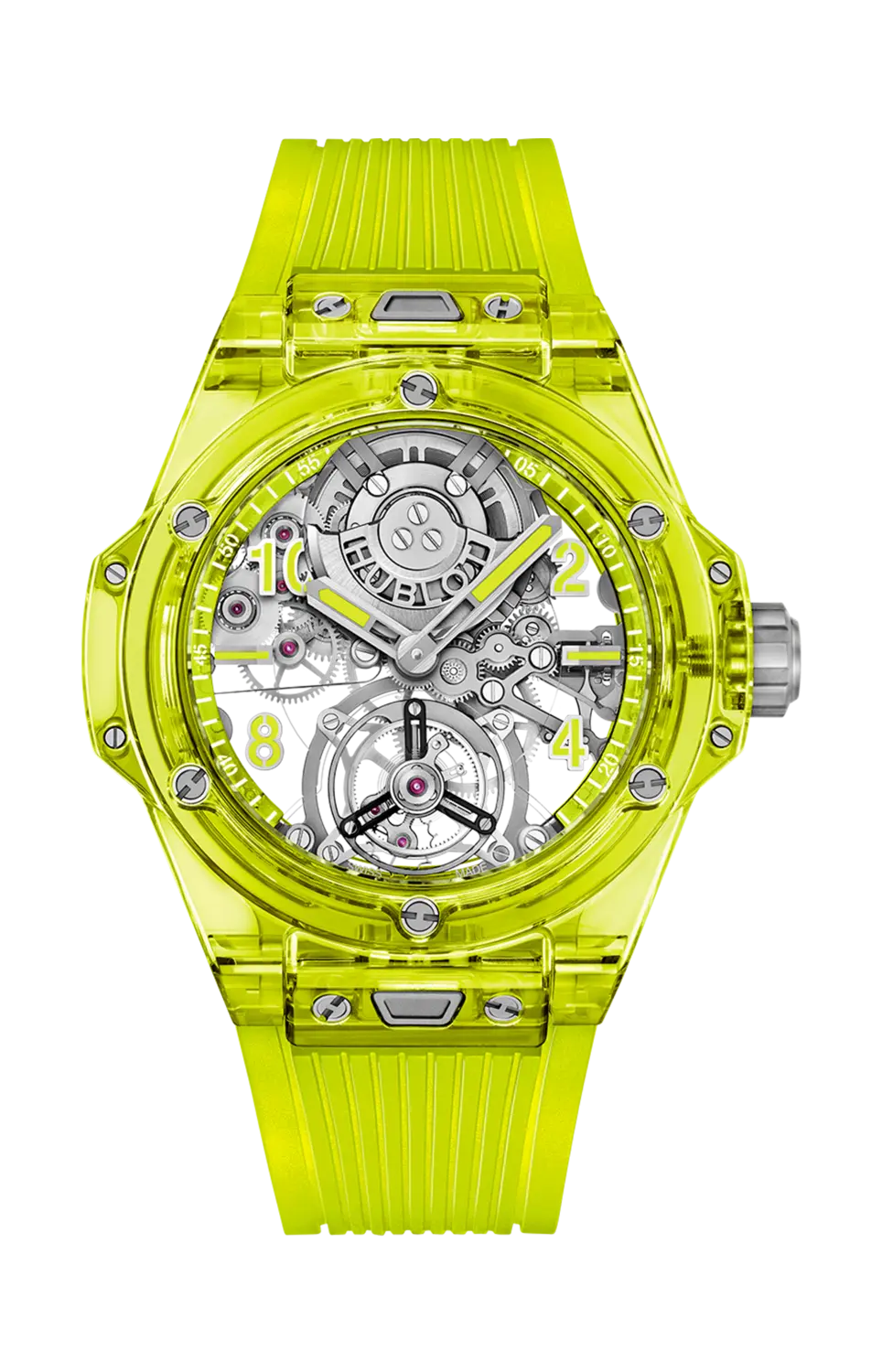 Часы big bang tourbillon automatic yellow neon saxem limited edition Hublot
Часы big bang tourbillon automatic yellow neon saxem limited edition Hublot