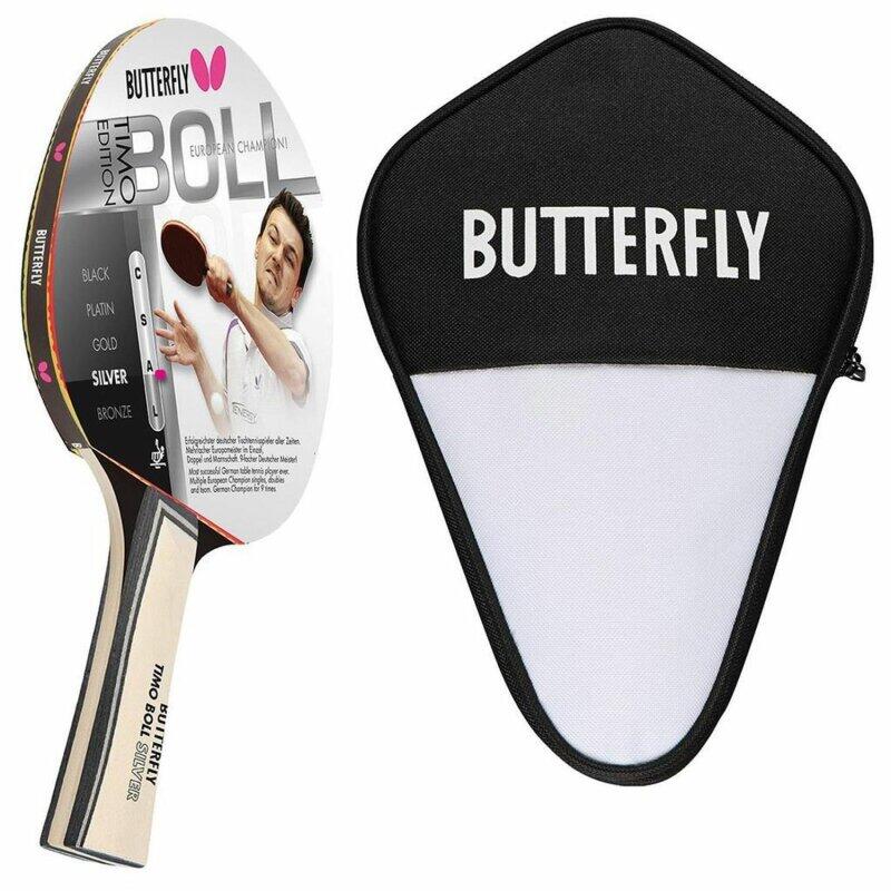 Ракетка для настольного тенниса Butterfly 1x Timo Boll Silver 85015 + чехол для настольного тенниса
Ракетка для настольного тенниса Butterfly 1x Timo Boll Silver 85015 + чехол для настольного тенниса