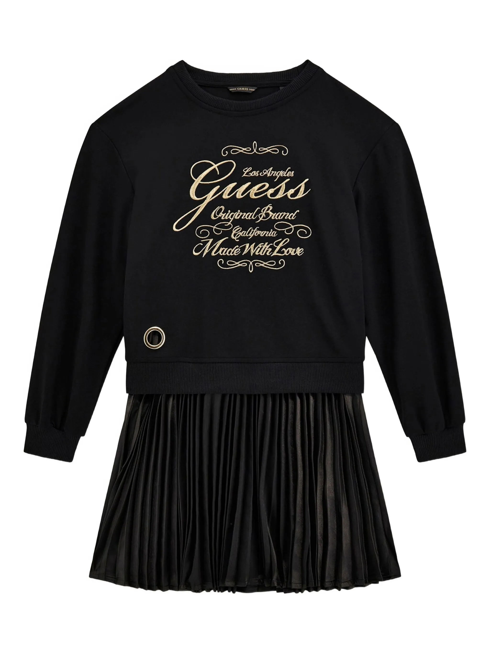 Платье со складками Guess Kids, черный
Платье со складками Guess Kids, черный