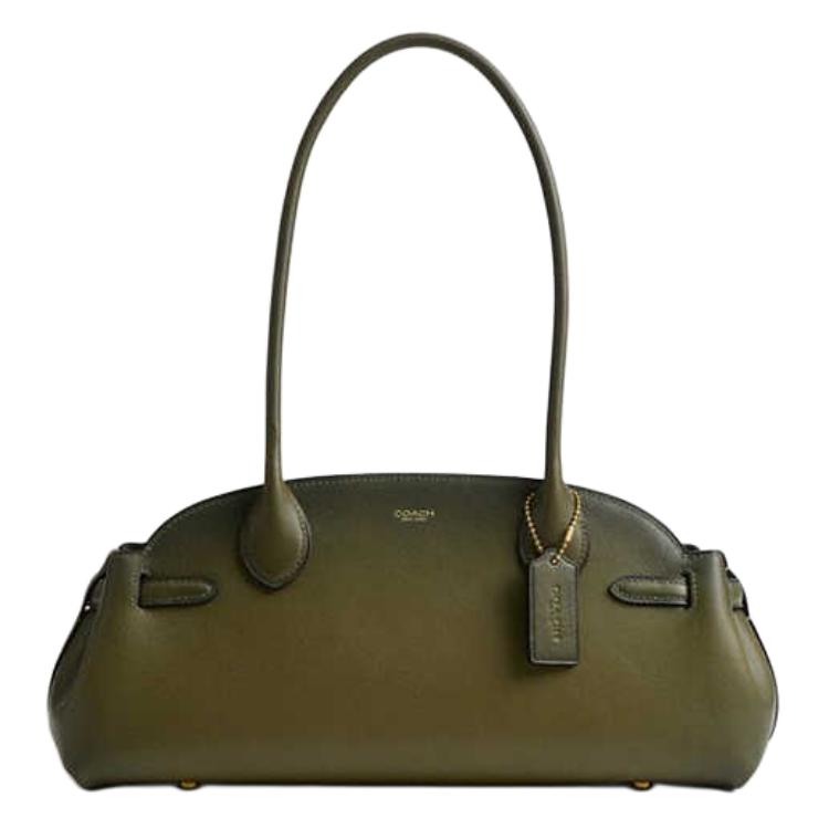 COACH Кожаная дорожная сумка боулинг через плечо большая женская оливковый зеленый
COACH Кожаная дорожная сумка боулинг через плечо большая женская оливковый зеленый