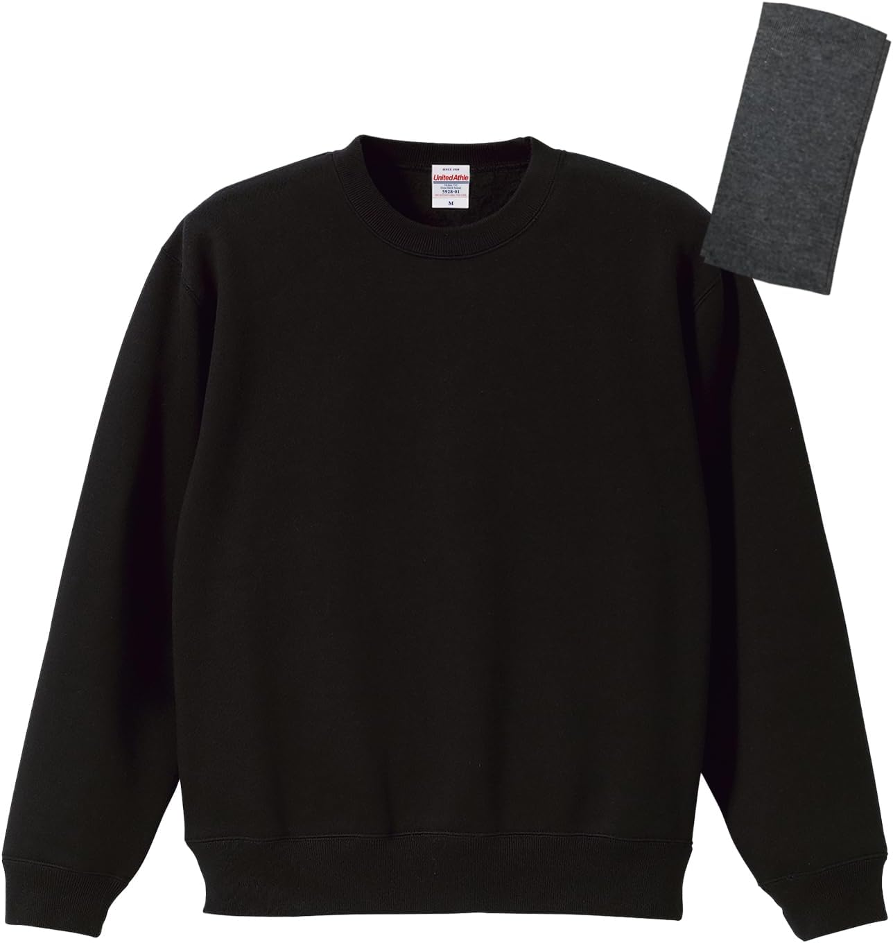 Толстовка с круглым вырезом 592801 United Athle, черный
Толстовка с круглым вырезом 592801 United Athle, черный