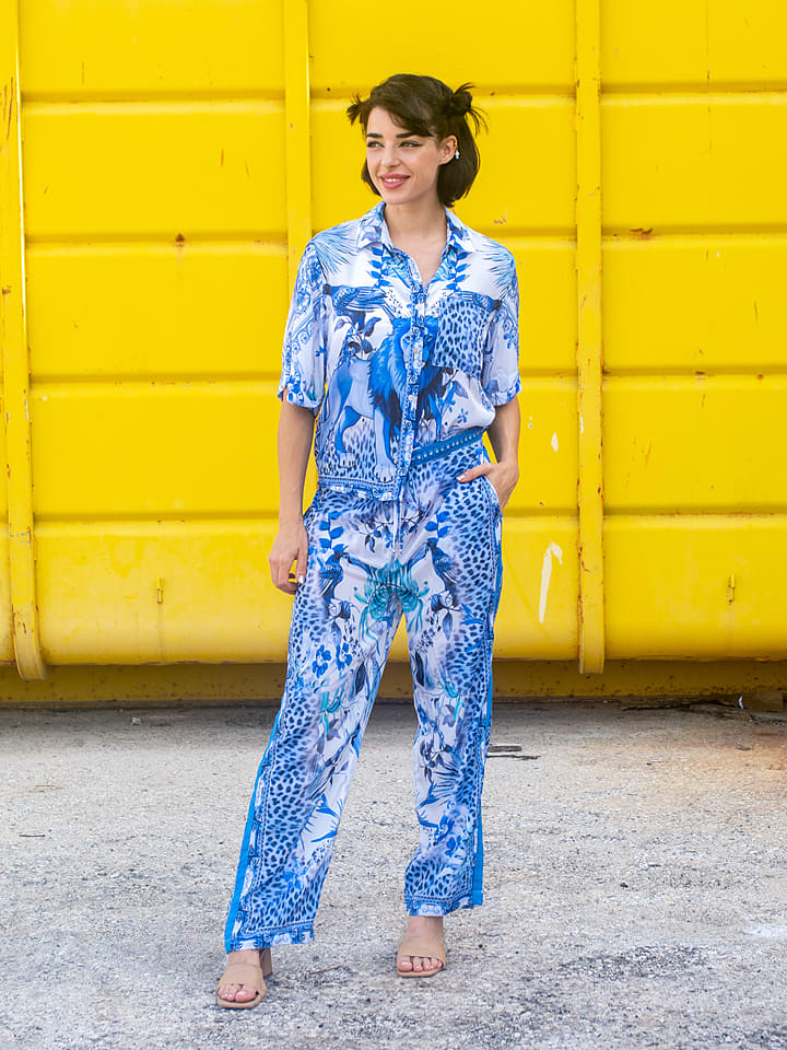 Тканевые брюки Isla Bonita by SIGRIS, синий
Тканевые брюки Isla Bonita by SIGRIS, синий