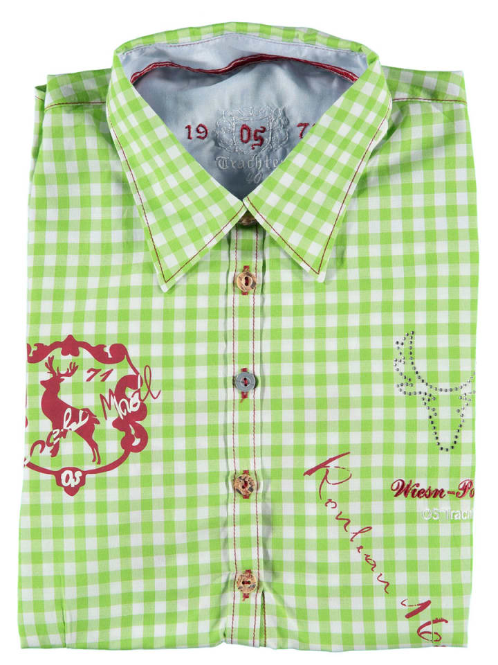 Традиционная блузка Sonitu ярко-зеленого цвета OS-Trachten
Традиционная блузка Sonitu ярко-зеленого цвета OS-Trachten