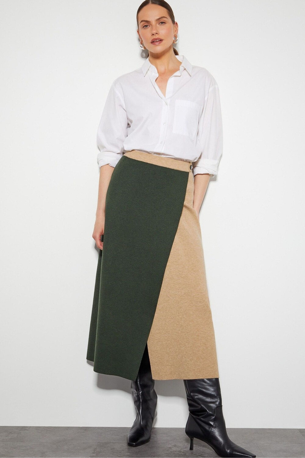 Двухцветная трикотажная юбка Nellie Monsoon, зеленый
Двухцветная трикотажная юбка Nellie Monsoon, зеленый