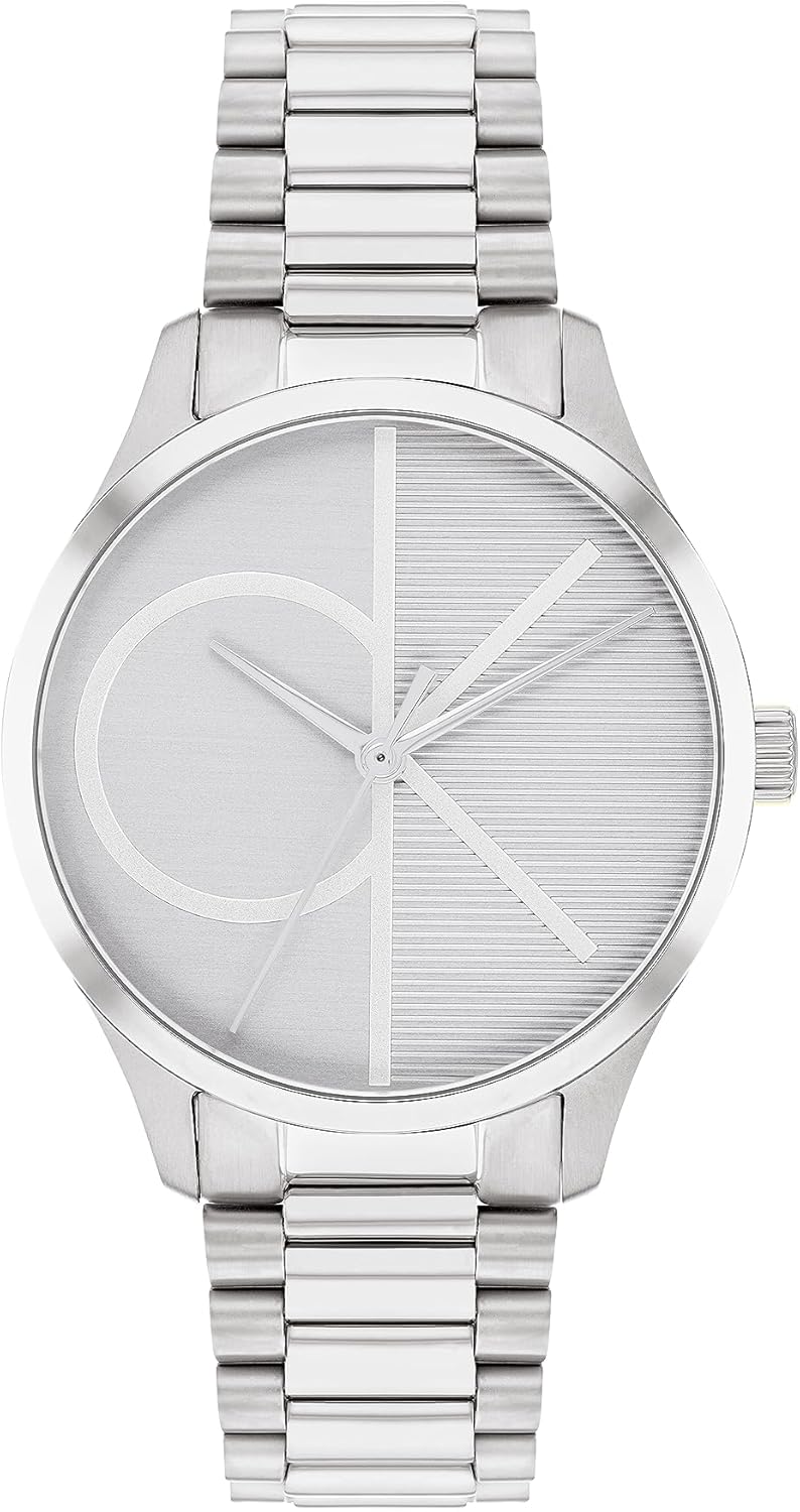 Женские часы Calvin Klein CK Iconic - кварцевые часы 35 мм, 2 часа, браслет из нержавеющей стали, водонепроницаемость 30 метров - модные часы премиум-класса на каждый день - подарок для нее, Stainless Steel Bracelet
Женские часы Calvin Klein CK Iconic - кварцевые часы 35 мм, 2 часа, браслет из нержавеющей стали, водонепроницаемость 30 метров - модные часы премиум-класса на каждый день - подарок для нее, Stainless Steel Bracelet