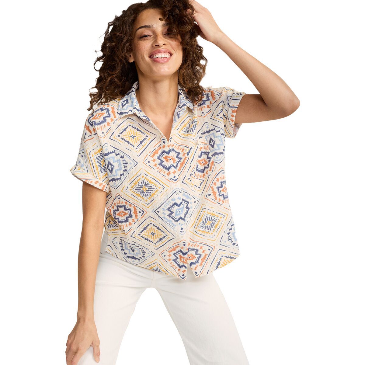 Свободная рубашка из газы Pendleton, цвет harding bandana print
Свободная рубашка из газы Pendleton, цвет harding bandana print