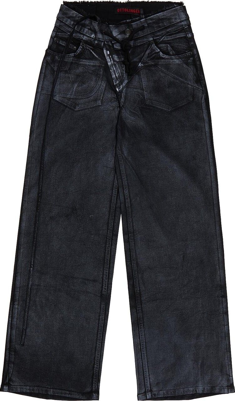 Брюки Ottolinger Double Fold 'Black/White Paint', черный
Брюки Ottolinger Double Fold 'Black/White Paint', черный