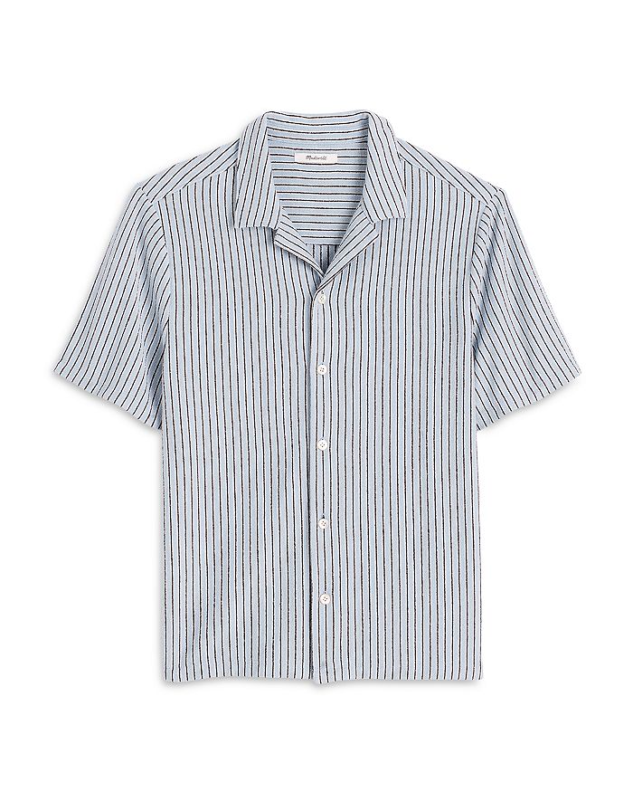 Лиссабонская вязаная рубашка Regular Fit Madewell, синий 
Лиссабонская вязаная рубашка Regular Fit Madewell, синий