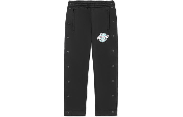 Спортивная баскетбольная коллекция трикотажные спортивные штаны мужские черные Lining, черный