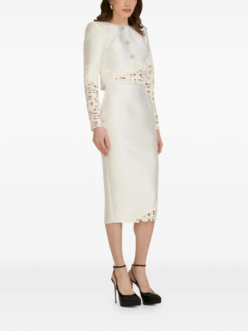 Костюм с вырезами Araftu, белый
Костюм с вырезами Araftu, белый