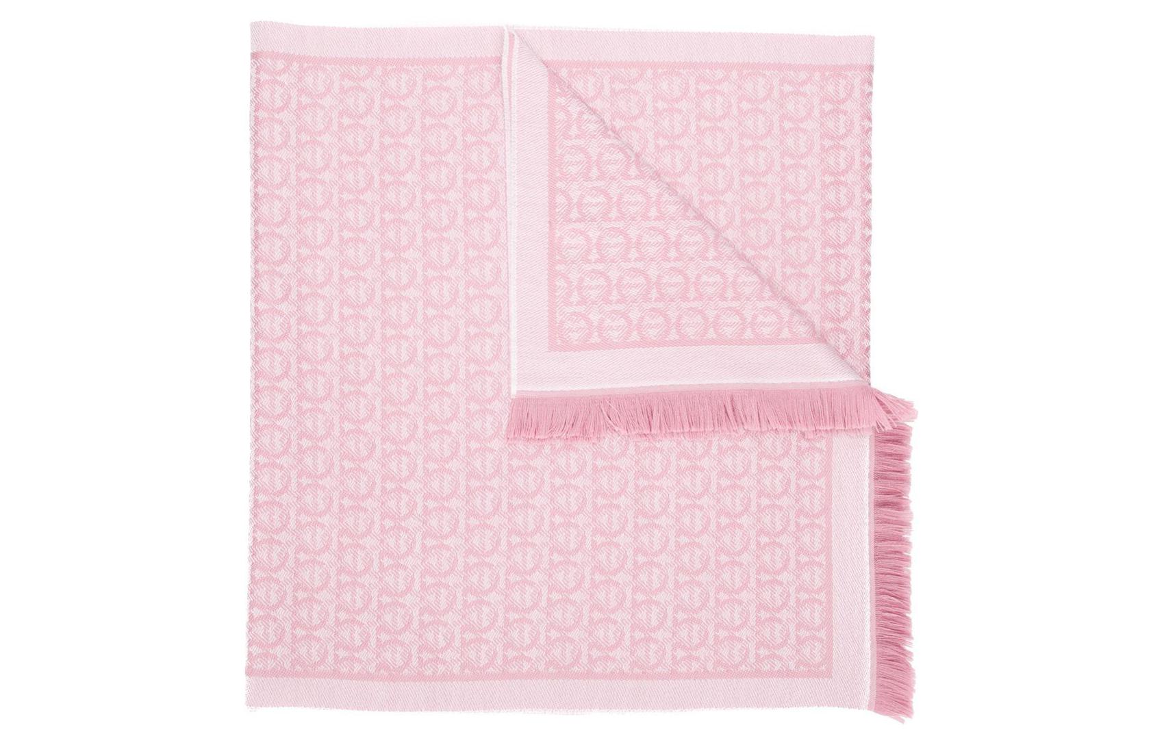 Gancini жаккардовый вязаный шарф Ferragamo, розовый
Gancini жаккардовый вязаный шарф Ferragamo, розовый