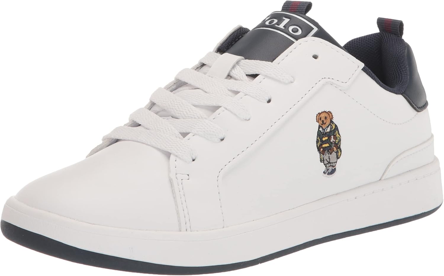 POLO RALPH LAUREN Boys Heritagecourtbear Wht/Ny/Tggle, White/Navy
POLO RALPH LAUREN Boys Heritagecourtbear Wht/Ny/Tggle, White/Navy