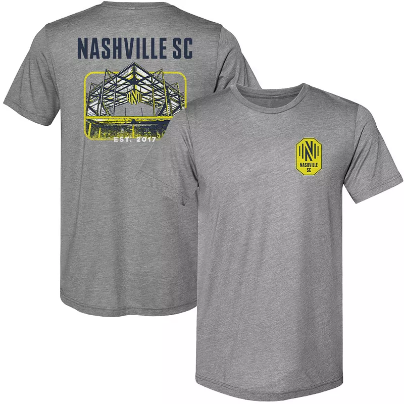 Серая футболка уровня 500 для взрослых Nashville SC с изображением сзади 500 LEVEL
Серая футболка уровня 500 для взрослых Nashville SC с изображением сзади 500 LEVEL