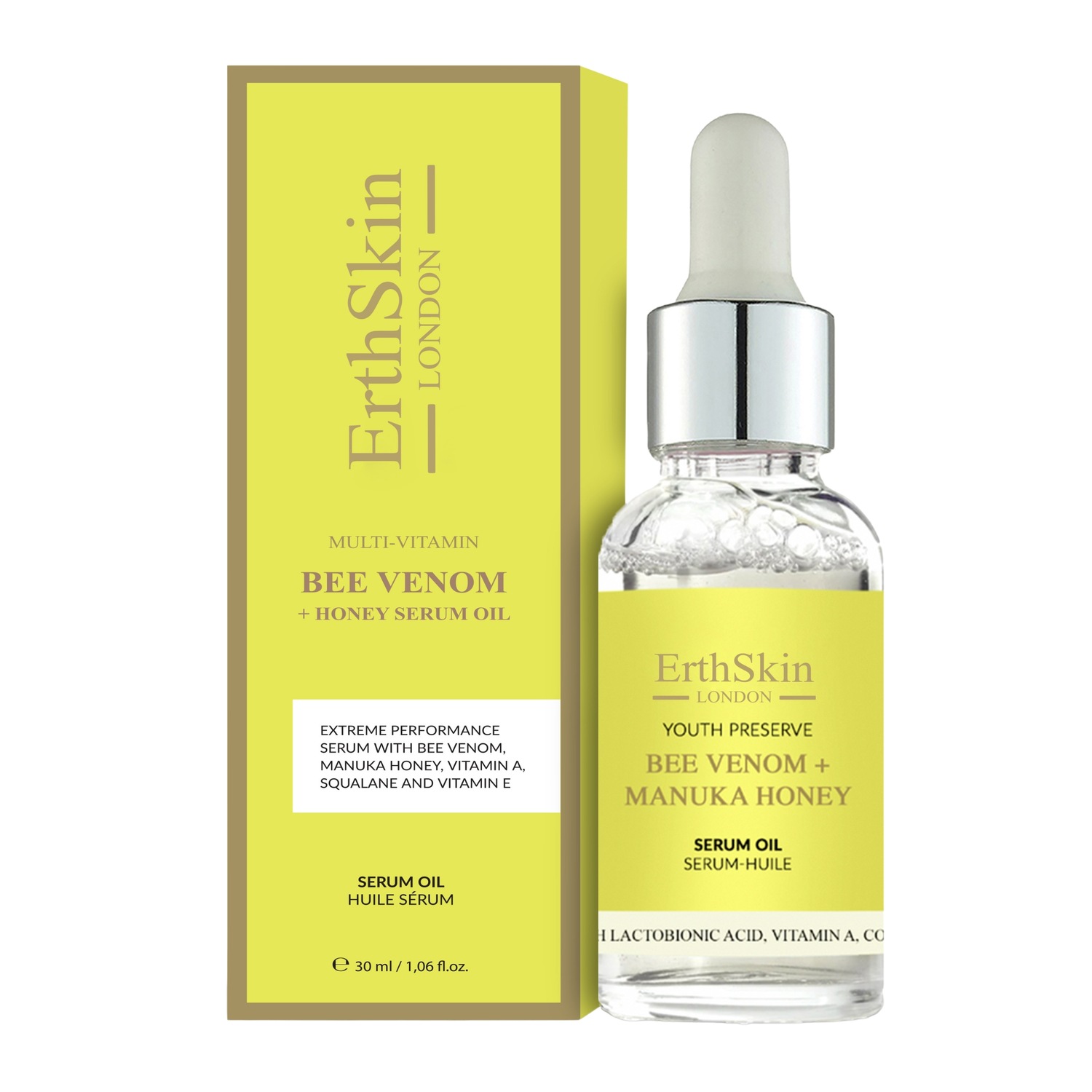 Масло для лица bienengift + manuka-honig-serumöl Erthskin London, количество 1 шт.
Масло для лица bienengift + manuka-honig-serumöl Erthskin London, количество 1 шт.