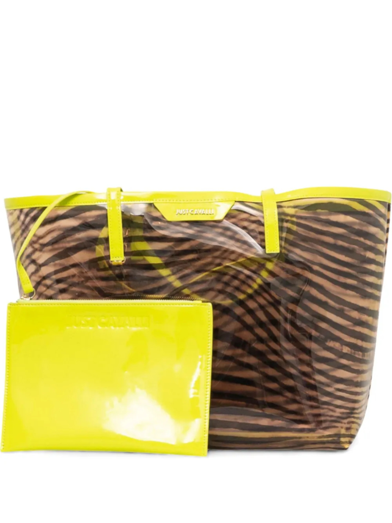 Сумка через плечо с анималистичным принтом Just Cavalli, коричневый 
Сумка через плечо с анималистичным принтом Just Cavalli, коричневый