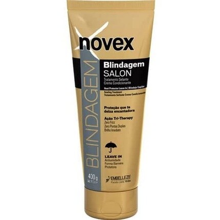 Novex Salon Blindage Несмываемый раствор для капилляров 400г
Novex Salon Blindage Несмываемый раствор для капилляров 400г