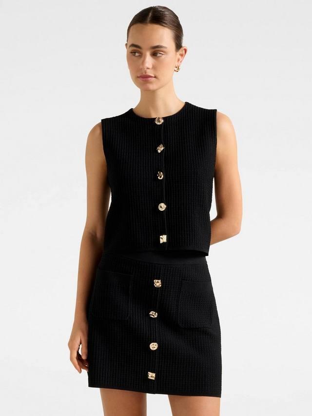 Топ-майка вязаный Elyse Forever New, Black
Топ-майка вязаный Elyse Forever New, Black