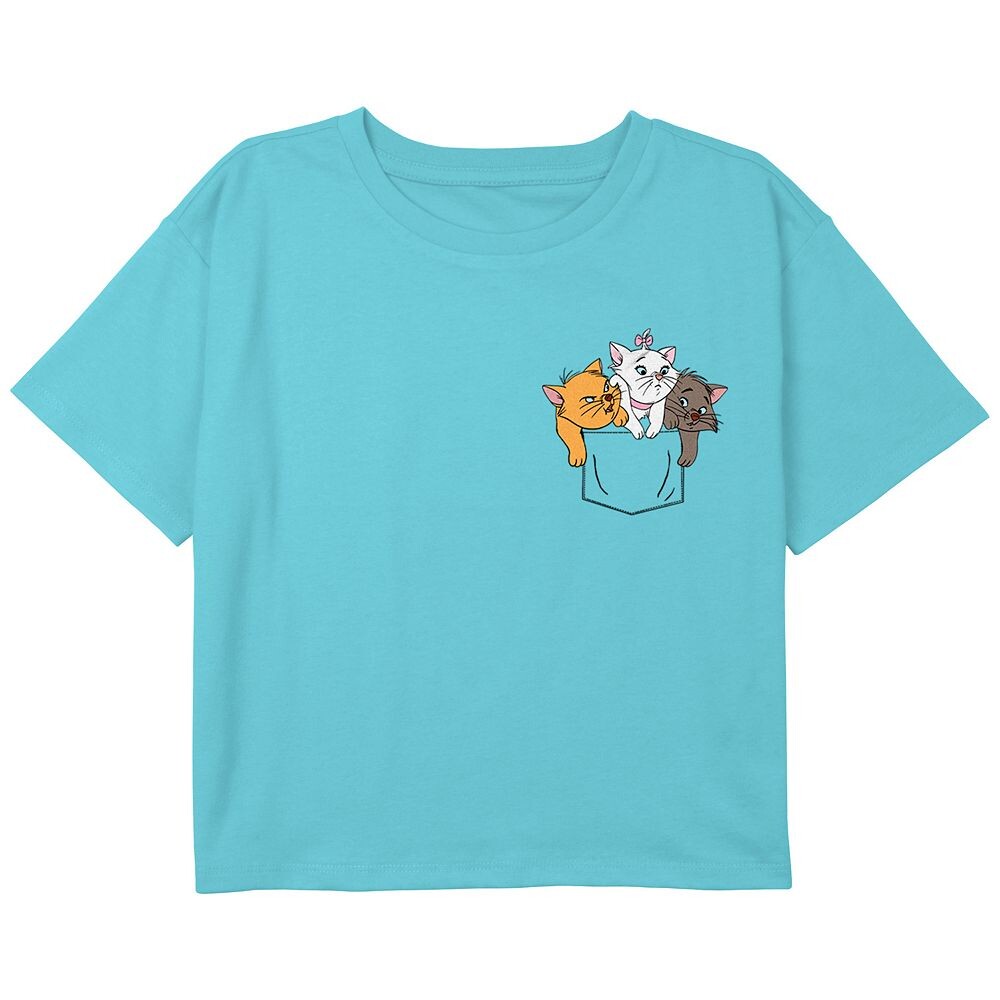 Disney's The Aristocats Girls Kittens застряли в кармане свободной укороченной футболки Licensed Character, синий
Disney's The Aristocats Girls Kittens застряли в кармане свободной укороченной футболки Licensed Character, синий