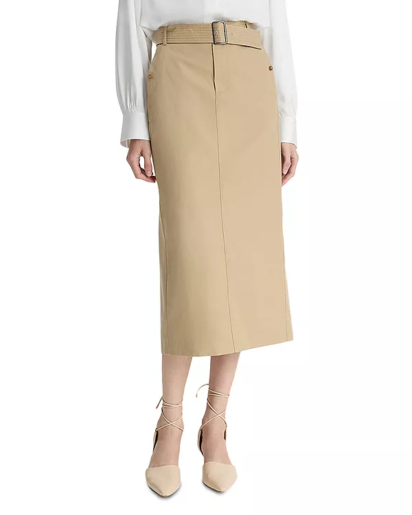 Юбка миди с поясом Vince, бежевый
Юбка миди с поясом Vince, бежевый