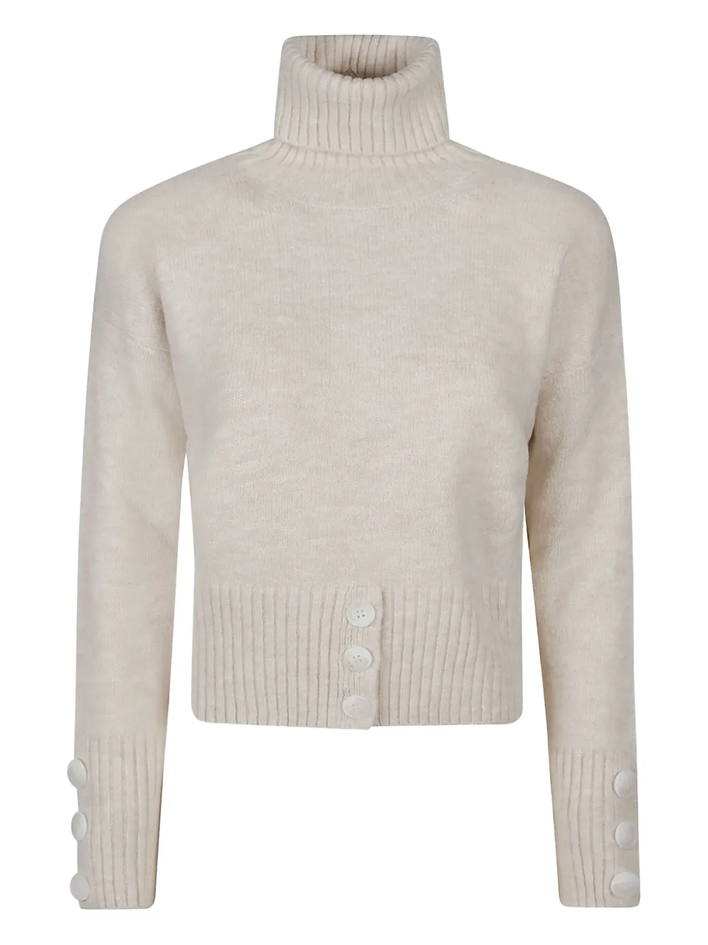 Свитер с воротником-стойкой и манжетами на пуговицах HINNOMINATE, нейтральный
Свитер с воротником-стойкой и манжетами на пуговицах HINNOMINATE, нейтральный