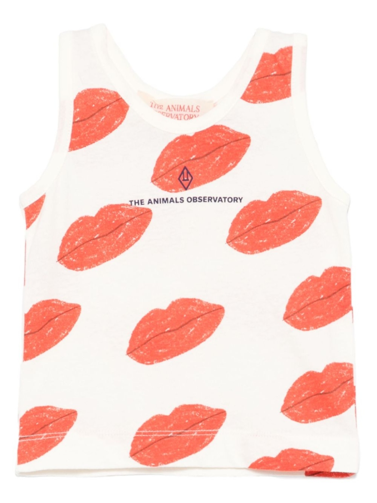 The Animals Observatory топ Macaque без рукавов, белый 
The Animals Observatory топ Macaque без рукавов, белый