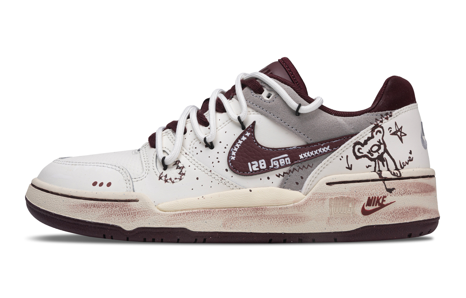 Full Force Code Bear Low top мужские скейтборд кроссовки Nike, темно-красный
Full Force Code Bear Low top мужские скейтборд кроссовки Nike, темно-красный