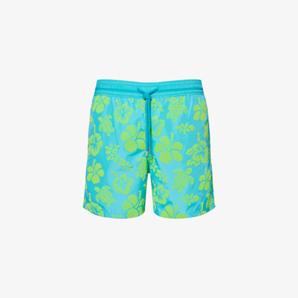 Плавки Vilebrequin Mahina с графическим принтом, зелено-голубой
Плавки Vilebrequin Mahina с графическим принтом, зелено-голубой