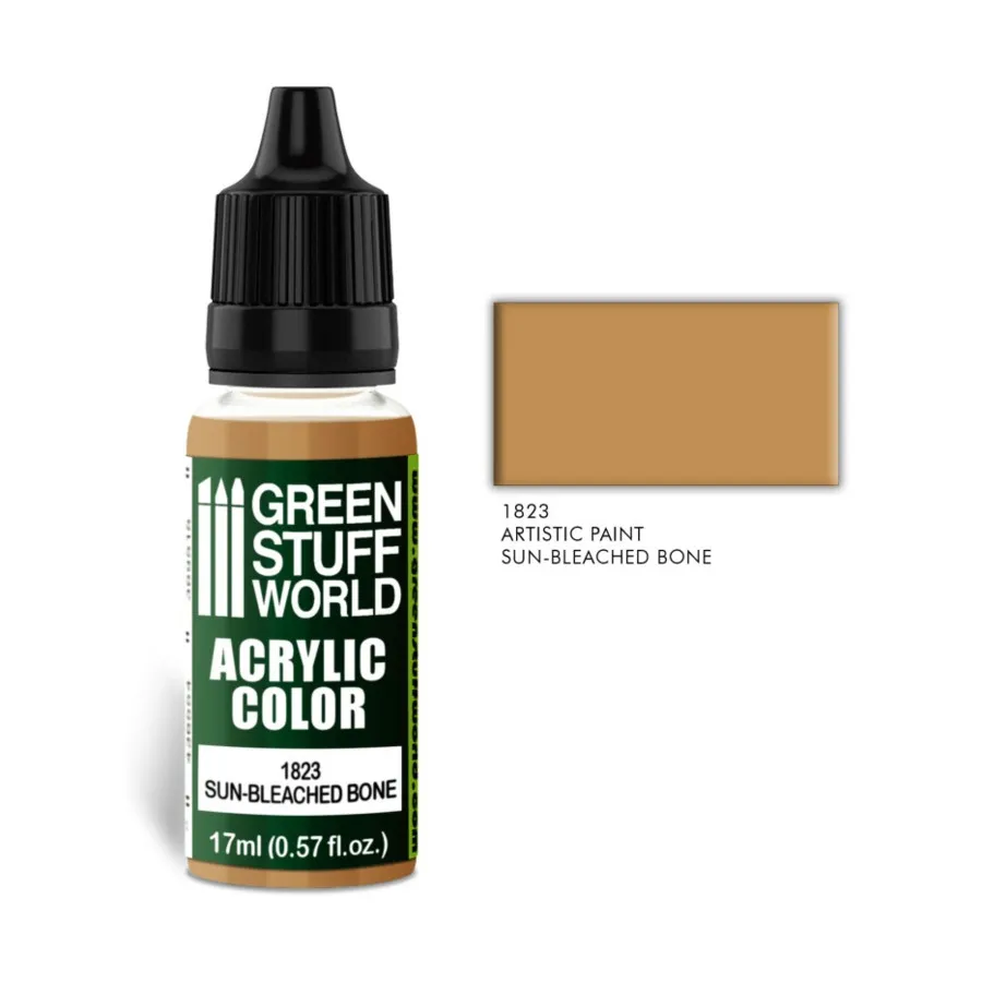 Выбеленная солнцем кость, Paint - Acrylic Color Paint - 17ml (Green Stuff World)
Выбеленная солнцем кость, Paint - Acrylic Color Paint - 17ml (Green Stuff World)