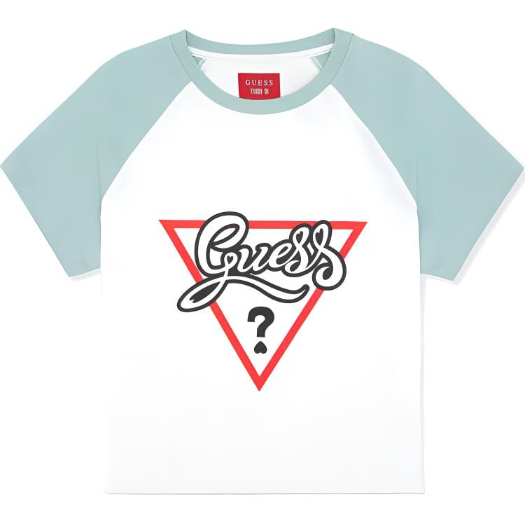 Женская футболка с логотипом YUEQI QI цвета морской соли Guess
Женская футболка с логотипом YUEQI QI цвета морской соли Guess